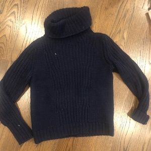 Banana republic navy turtleneck sweater